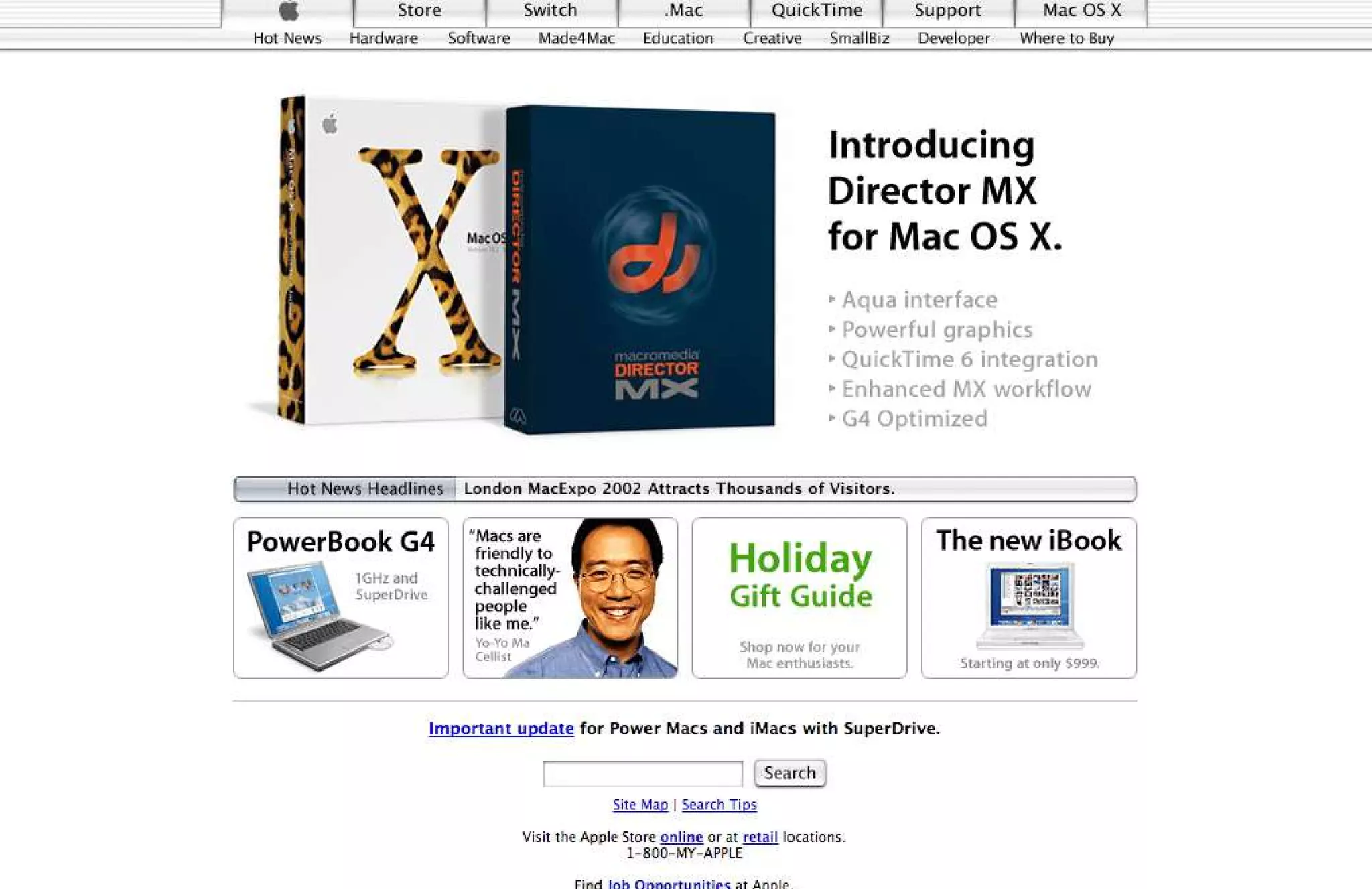 15 Years of Apple's Homepage