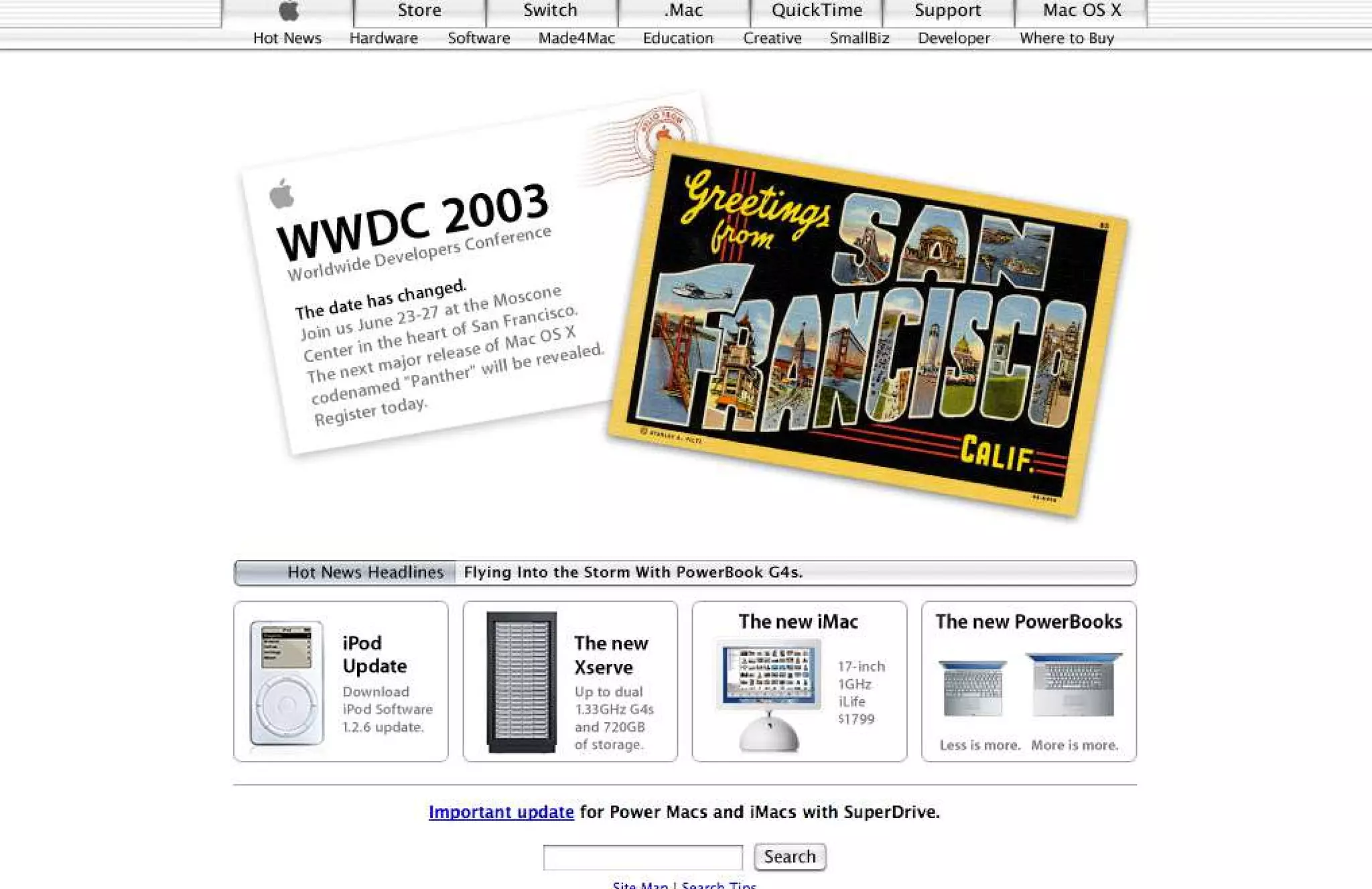 15 Years of Apple's Homepage