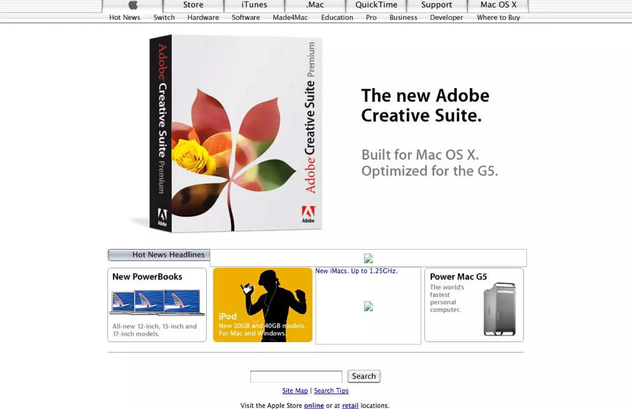 15 Years of Apple's Homepage