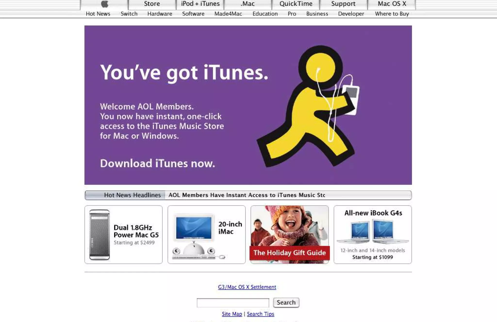 15 Years of Apple's Homepage