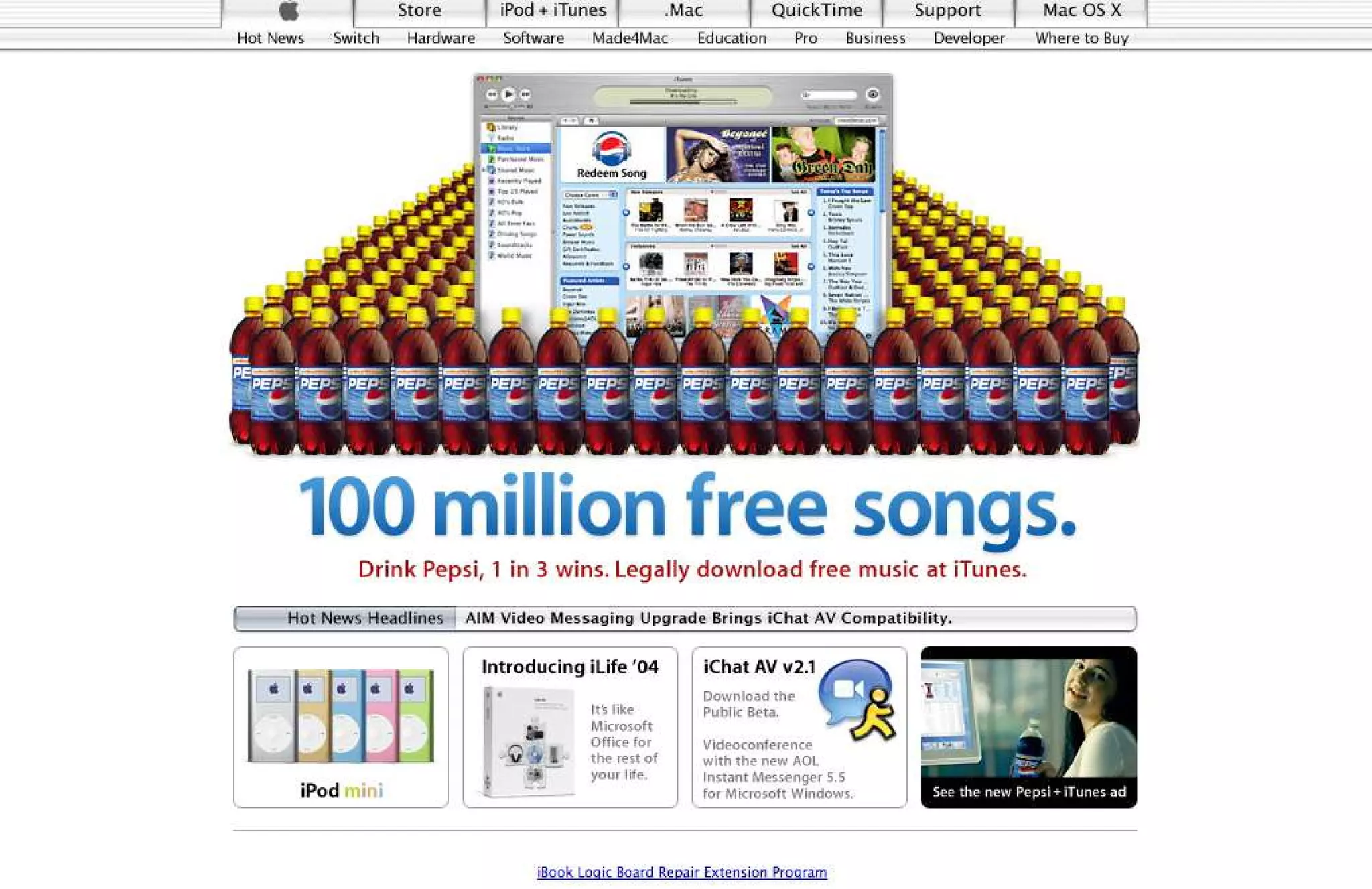 15 Years of Apple's Homepage