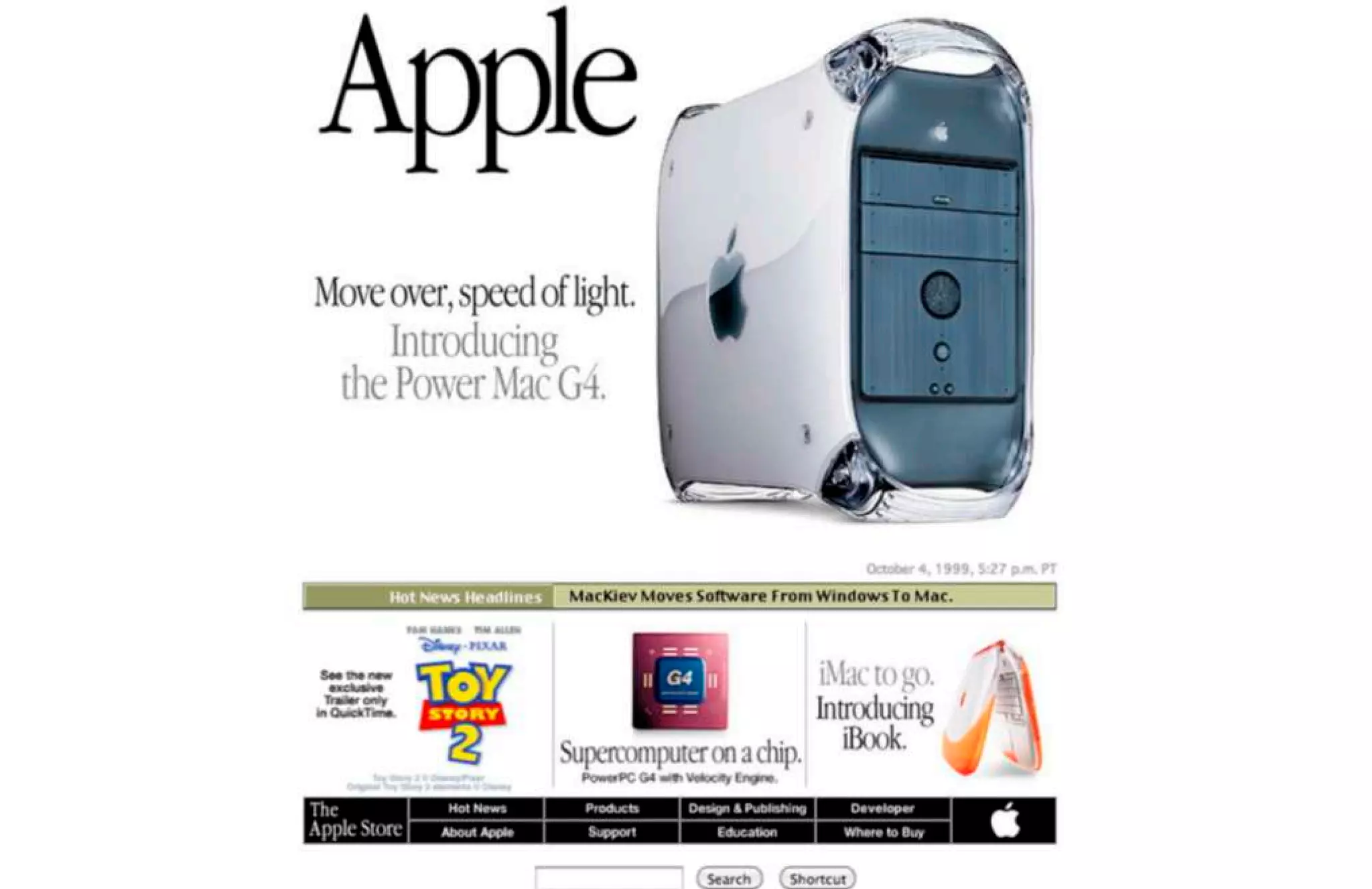15 Years of Apple's Homepage