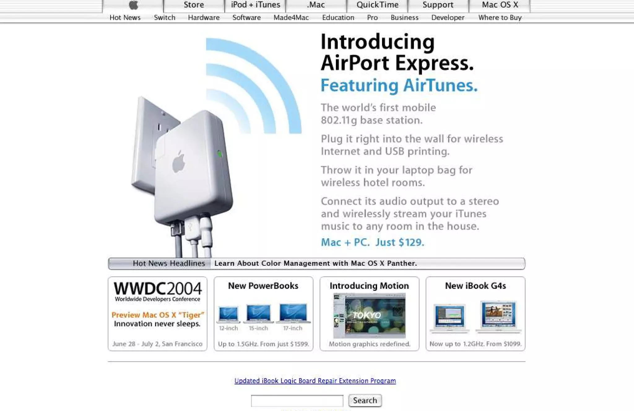 15 Years of Apple's Homepage