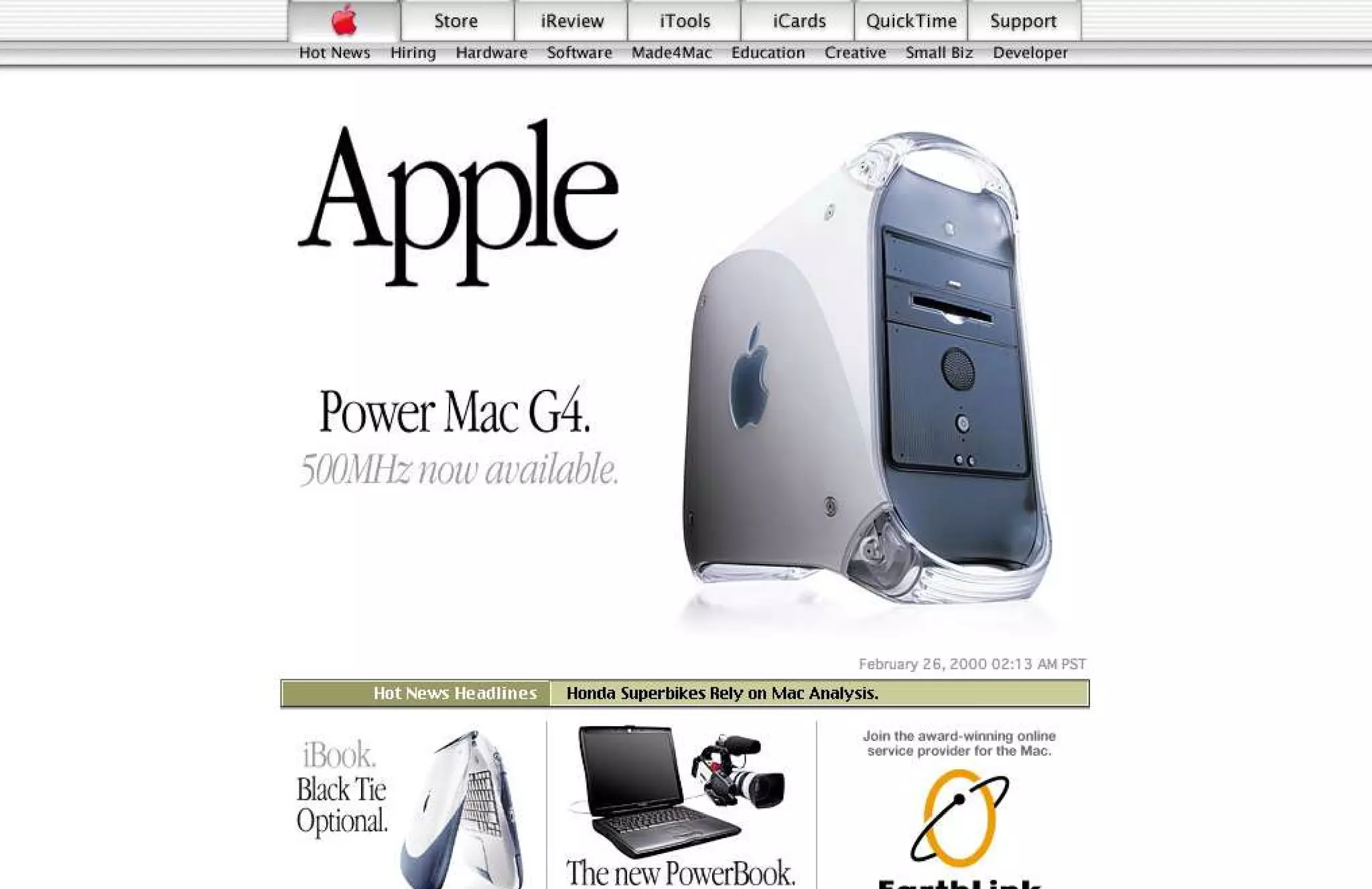 15 Years of Apple's Homepage