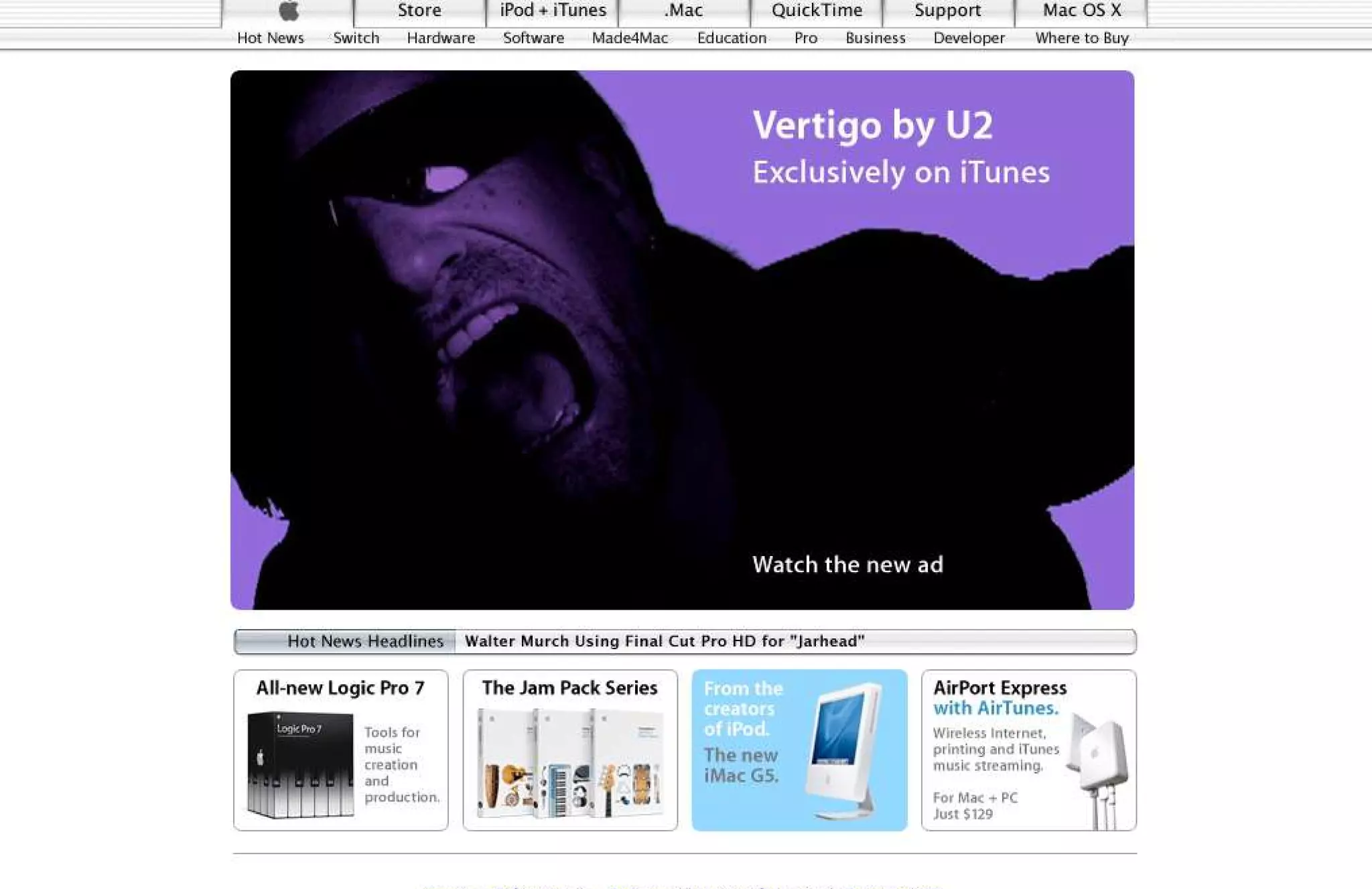 15 Years of Apple's Homepage