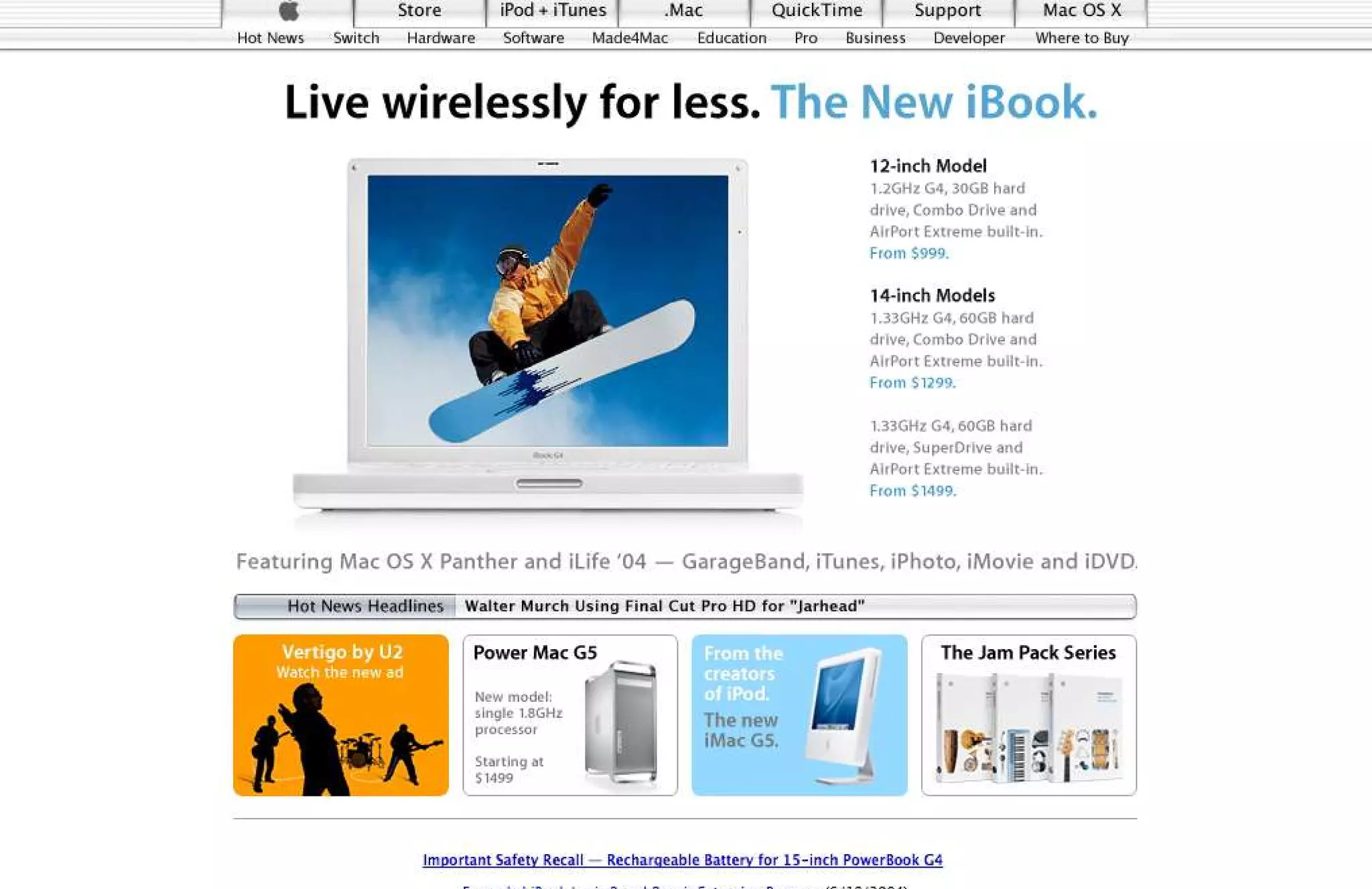 15 Years of Apple's Homepage