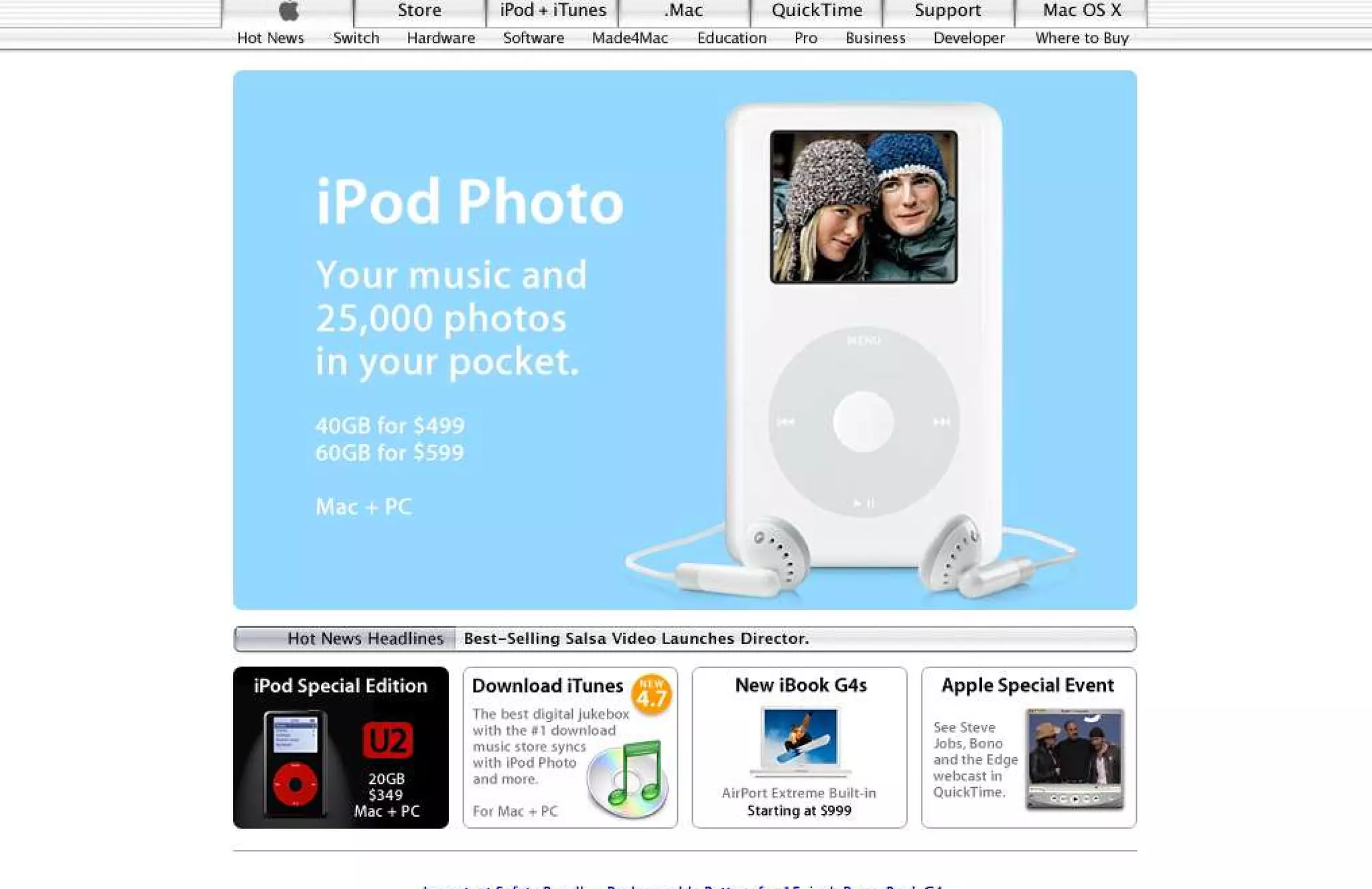 15 Years of Apple's Homepage