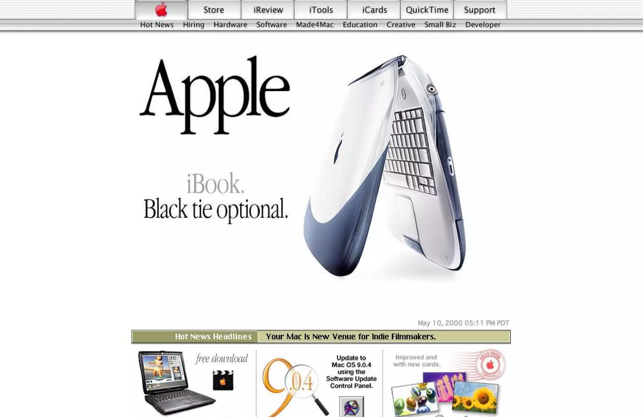 15 Years of Apple's Homepage