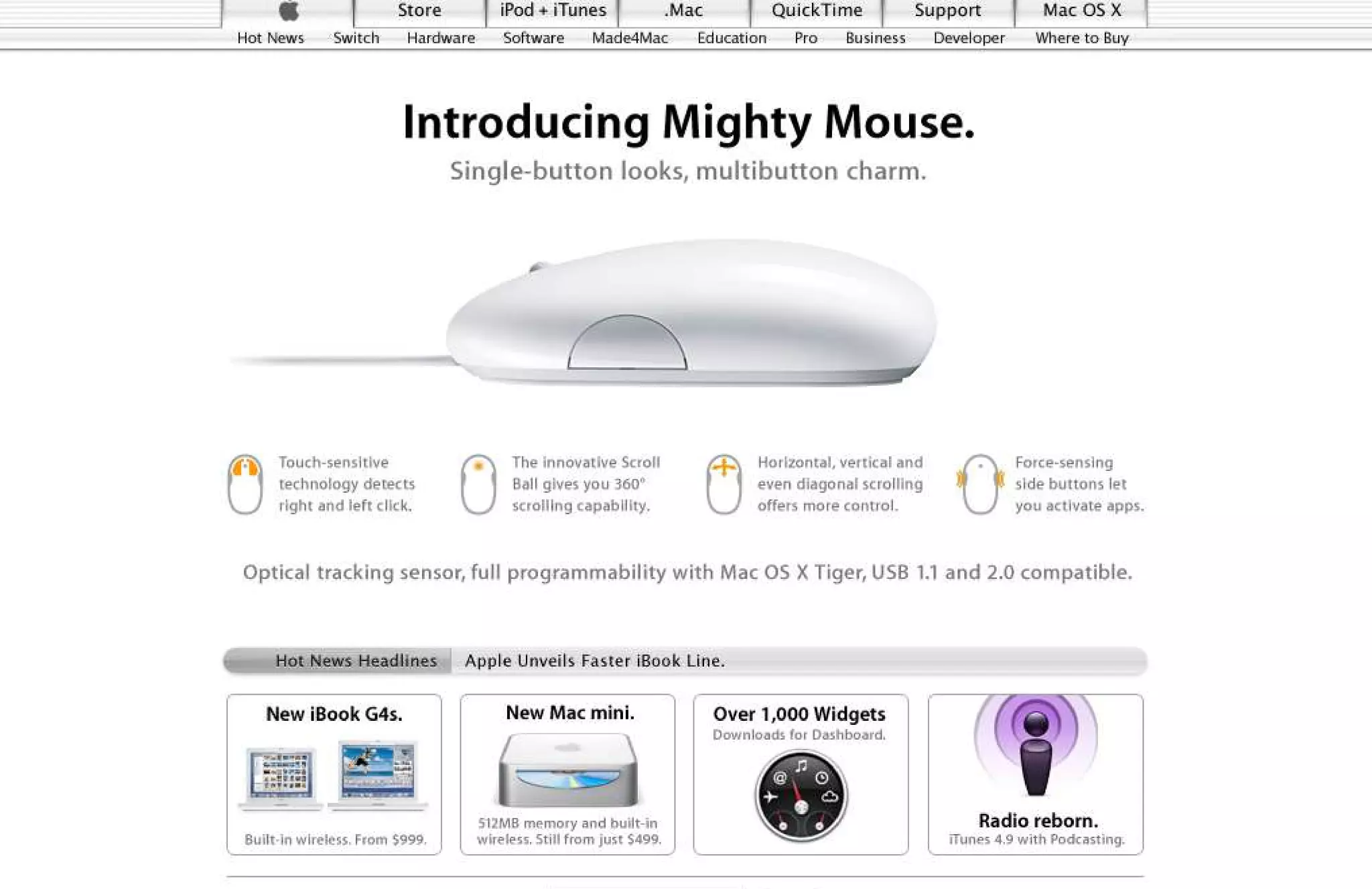 15 Years of Apple's Homepage