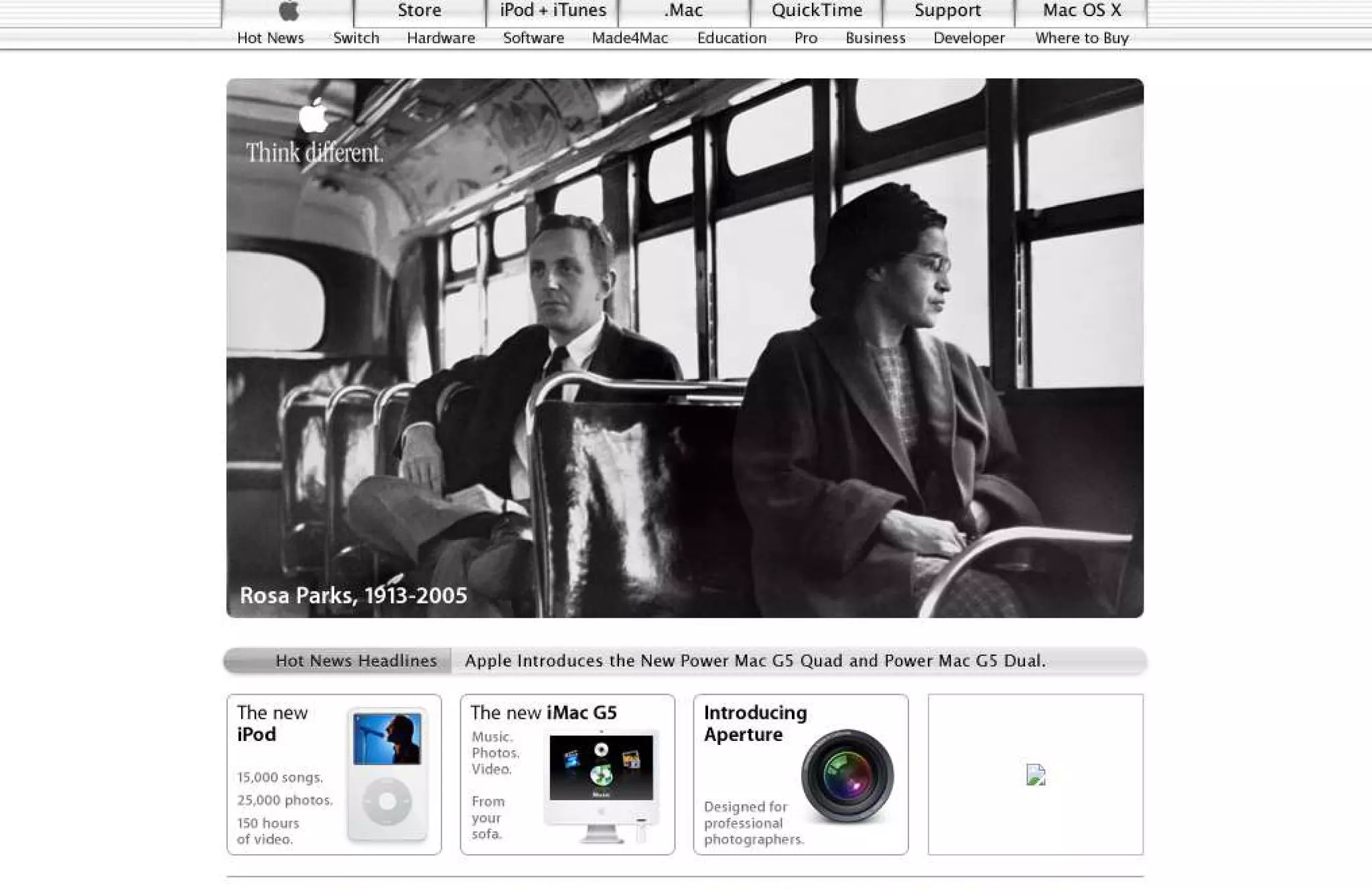 15 Years of Apple's Homepage