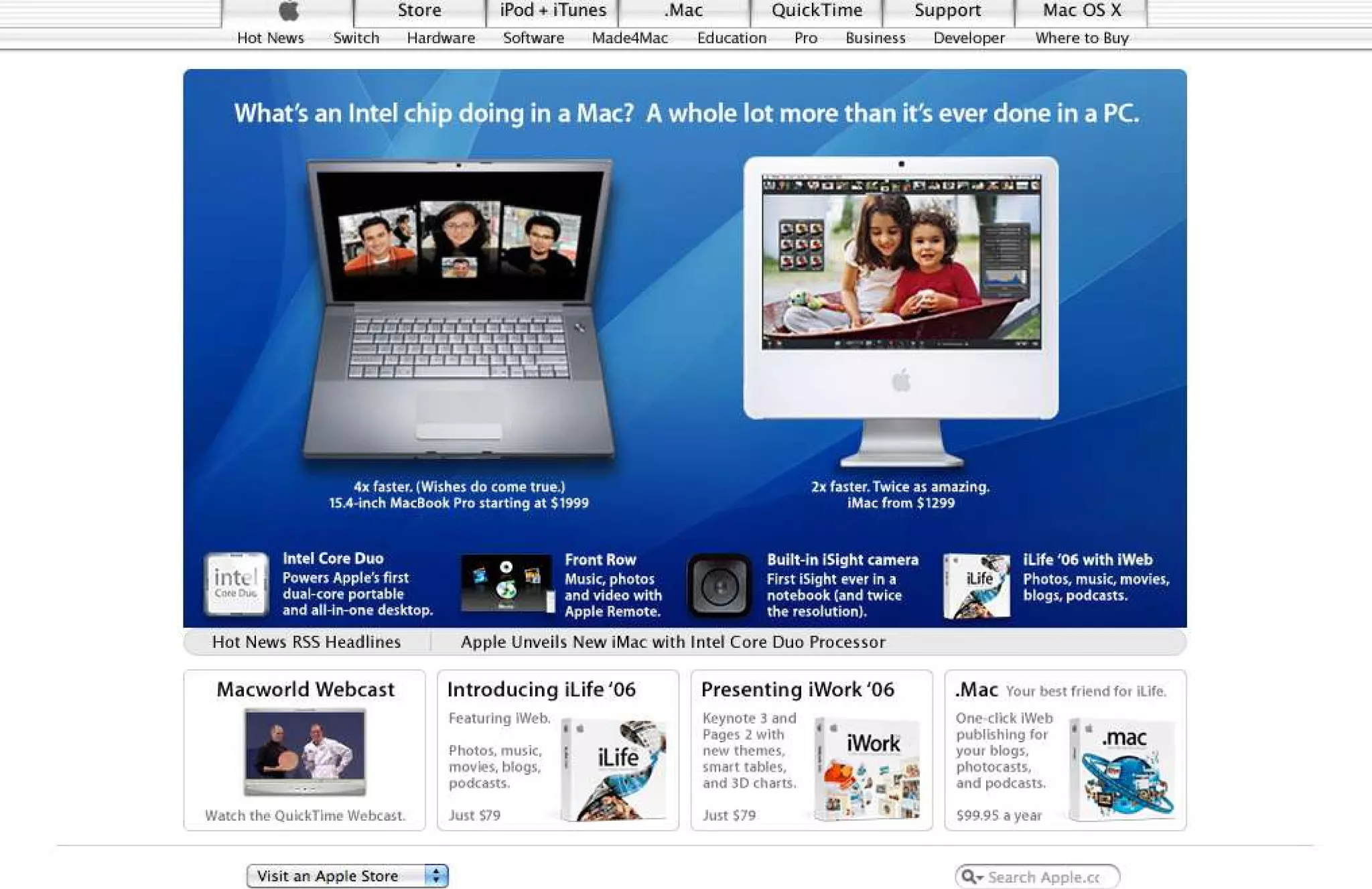 15 Years of Apple's Homepage