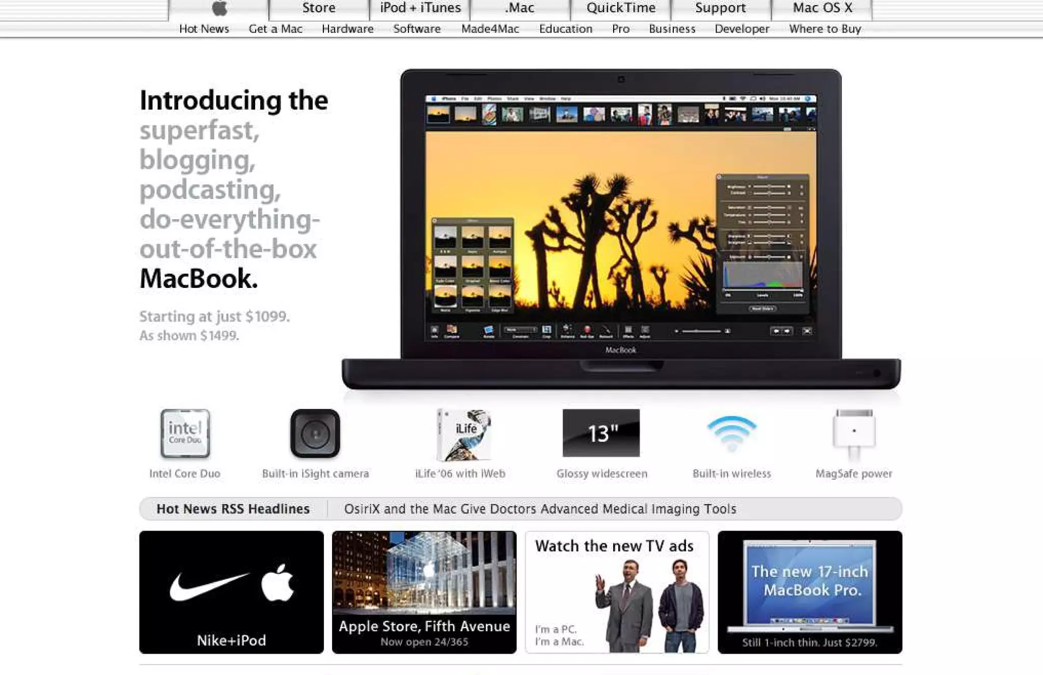 15 Years of Apple's Homepage