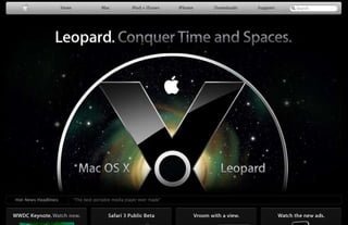 15 Years of Apple's Homepage Slide 103