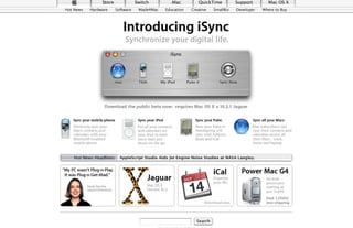 15 Years of Apple's Homepage Slide 40