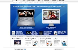 15 Years of Apple's Homepage Slide 88