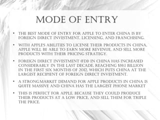 Apple Final Presentation. Business 109 | ODP