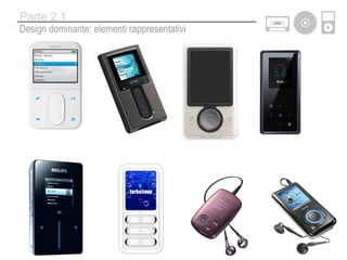 Design dominante: elementi rappresentativi Parte 2.1 