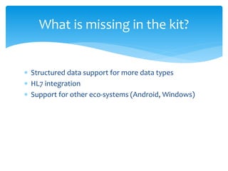 Kit Db Apple Apple Health Kit from the Application Developer Point of View | PPTX