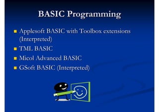 Apple IIgs Programming (K Fest) | PDF