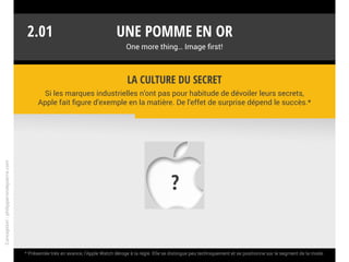 Une pomme en or
One more thing… Image first!
Ceci n’est pas le fruit du hasard.
2.
Conception:philipperondepierre.com
$
 