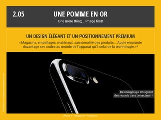 Simple et magique !
iPhone, Mac, accessoires… Apple entretien une aura de magie autour de ses produits,
privilégiant le storytelling au déballage technologique.
Une pomme en or
One more thing… Image first!
2.04
« Une touche de génie » : Macbook pro 2016, avec la Touch Bar incluse dans le bloc clavier… Presque magique !
Conception:philipperondepierre.com
 