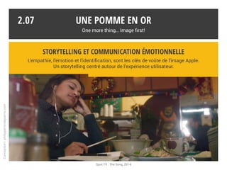 Une pomme en or
One more thing… Image first!
iOS Human Interface Guidelines - Style typographique international : Wikipédia
2.06
Style typographique international
Aussi appelé style suisse. Steve Jobs avait compris dès le départ qu’une image pérenne
doit être propre, moderne, élégante et cohérente typographiquement, de bout en bout.
Dépouillement, lisibilité, grilles,
objectivité, asymétrie, polices
sans-serif, modernité…
Dépouillement, lisibilité, grilles,
objectivité, asymétrie, polices
sans-serif, modernité…
Conception:philipperondepierre.com
 