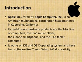 Apple inc | PPTX
