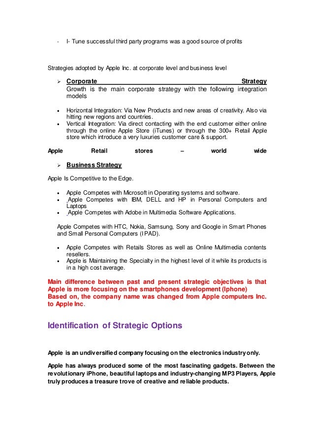 apple inc case analysis 1 The past 15 years is the apple, inc ipodtm1 the product was launched at product differentiation in the marketplace7 in this case, apple, inc has a case study in successful exploitation of design and innovation 7. apple inc case analysis 1 The past 15 years is the apple, inc ipodtm1 the product was launched at product differentiation in the marketplace7 in this case, apple, inc has a case study in successful exploitation of design and innovation 7.