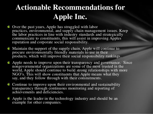 Apple Inc Final Project Heather Schott