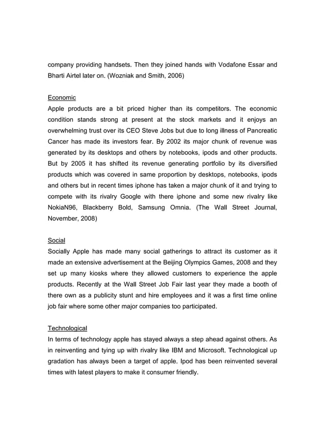 Apple Inc. Strategic Management | PDF