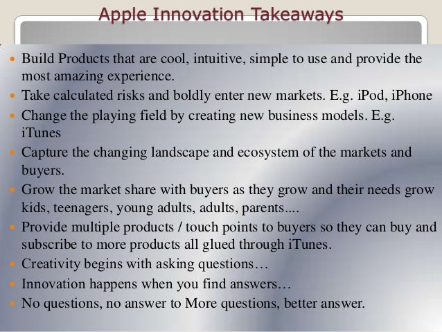 Apple Innovation Apple Innovation