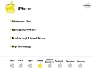 High view, drew it smallerAppleAppleApple iPhoneLaunching in June 2007