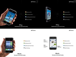 Web-based support systems are becoming a major selling feature – iPhone has this______________________________________________________________________Creative ExecutionTextbook ExecutionIntroAppleiPhoneSummaryArticle