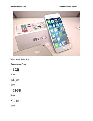 iPhone 4S Pricing: 16GB is $199, 32GB is $299, 64GB is $399