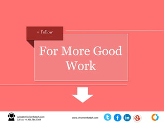 For More Good
Work
+ Follow
 