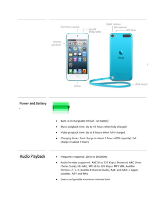 Apple ipod Touch features | DOCX
