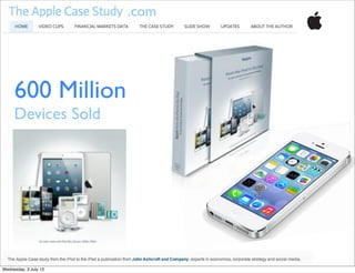 .com
600 Million
Devices Sold
Wednesday, 3 July 13
 