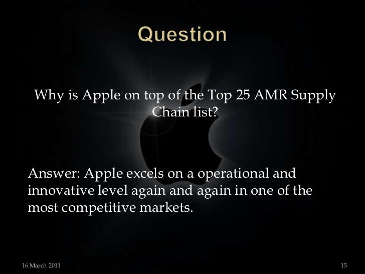 Apple logistics