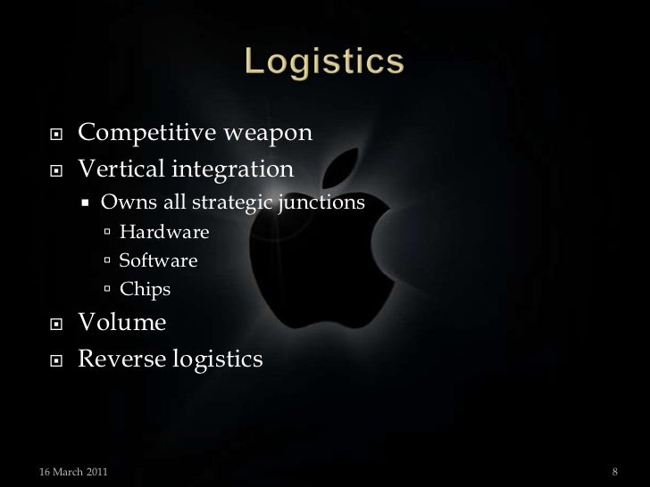 Apple logistics