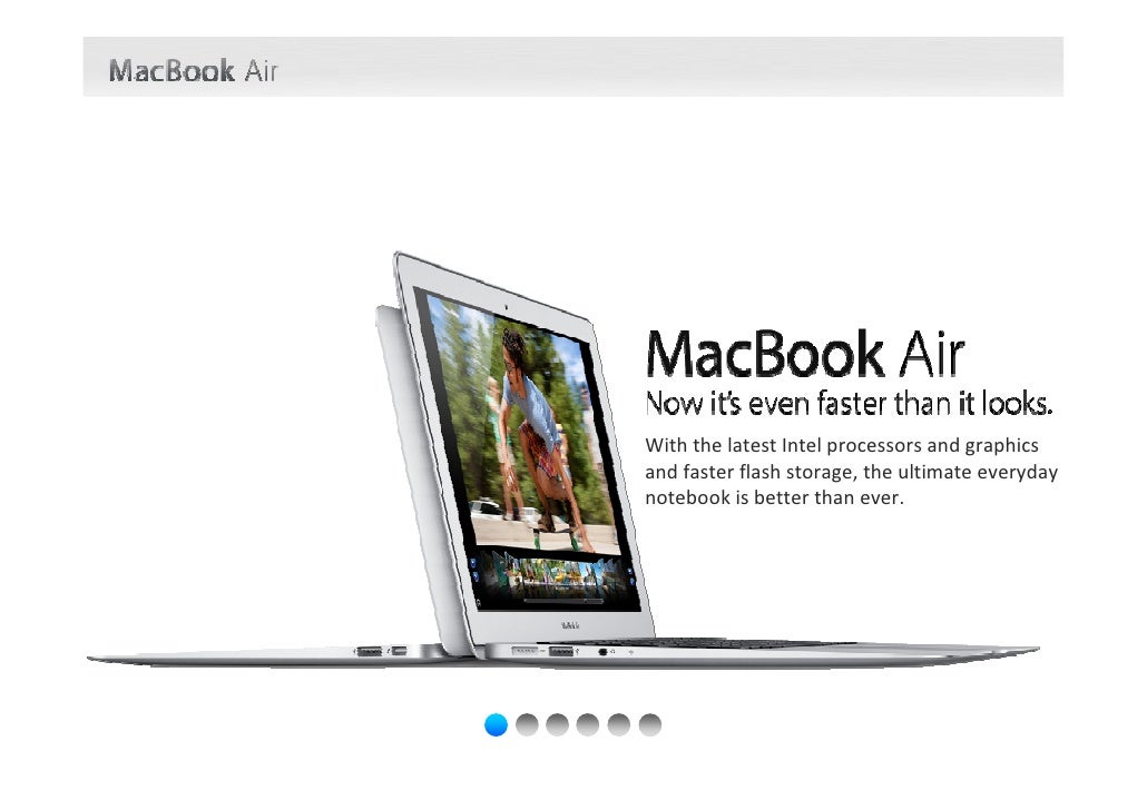 Apple MacBook Air 2012 Apple MacBook Air 2012