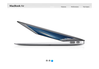 Design Features Performance Tech Specs
 