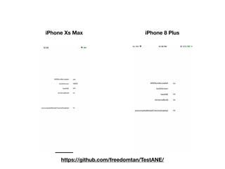 iPhone Xs Max iPhone 8 Plus
https://github.com/freedomtan/TestANE/
 