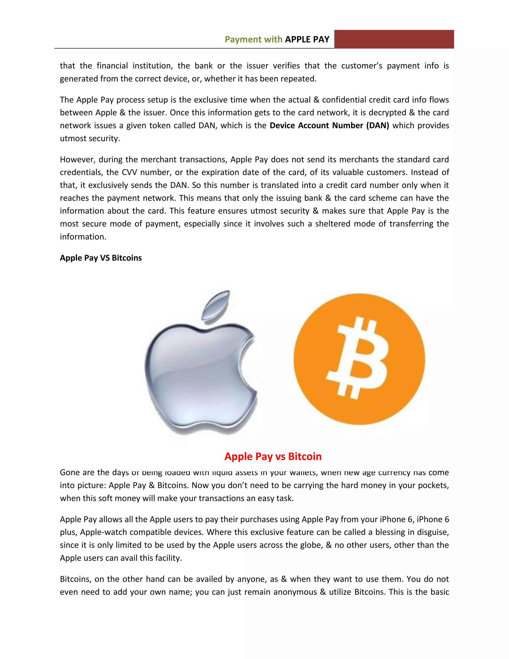 Apple pay | PDF