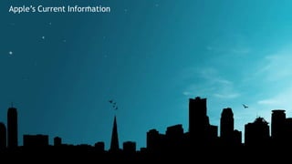 Apple’s Current Information
 