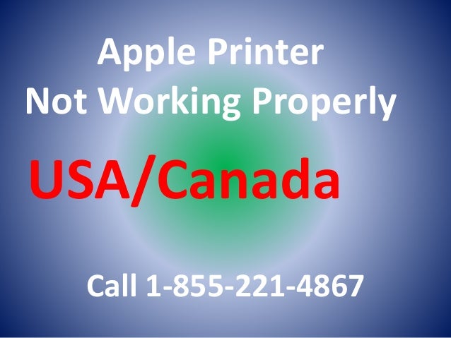 Apple Printer Tech Support Number 1855 409 1555 Apple Printer