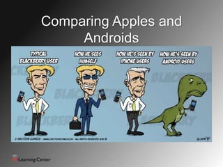 Comparing Apples and
     Androids




         4
 