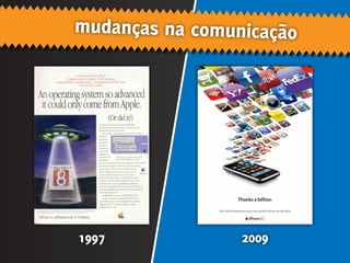 mudanças na comunicação




1997             2009
 