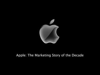 Apple: The Marketing Story of the Decade
 