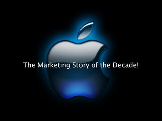 The Marketing Story of the Decade!
 