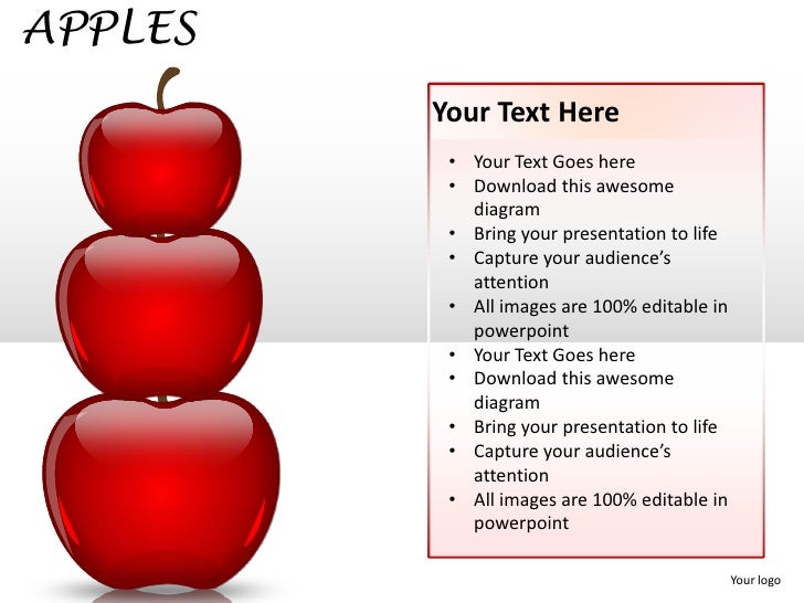 apples powerpoint presentation templates apples powerpoint presentation templates, Presentation templates